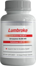 Lumbrokinase Nattokinase Serrapeptase Delayed Release Capsules B953