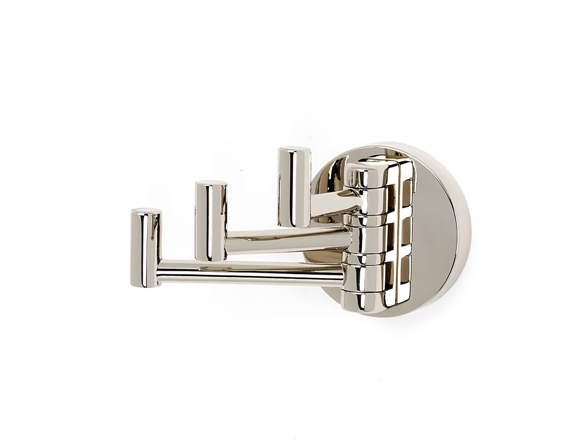 Satin Brass Swivel Robe Hook A544775