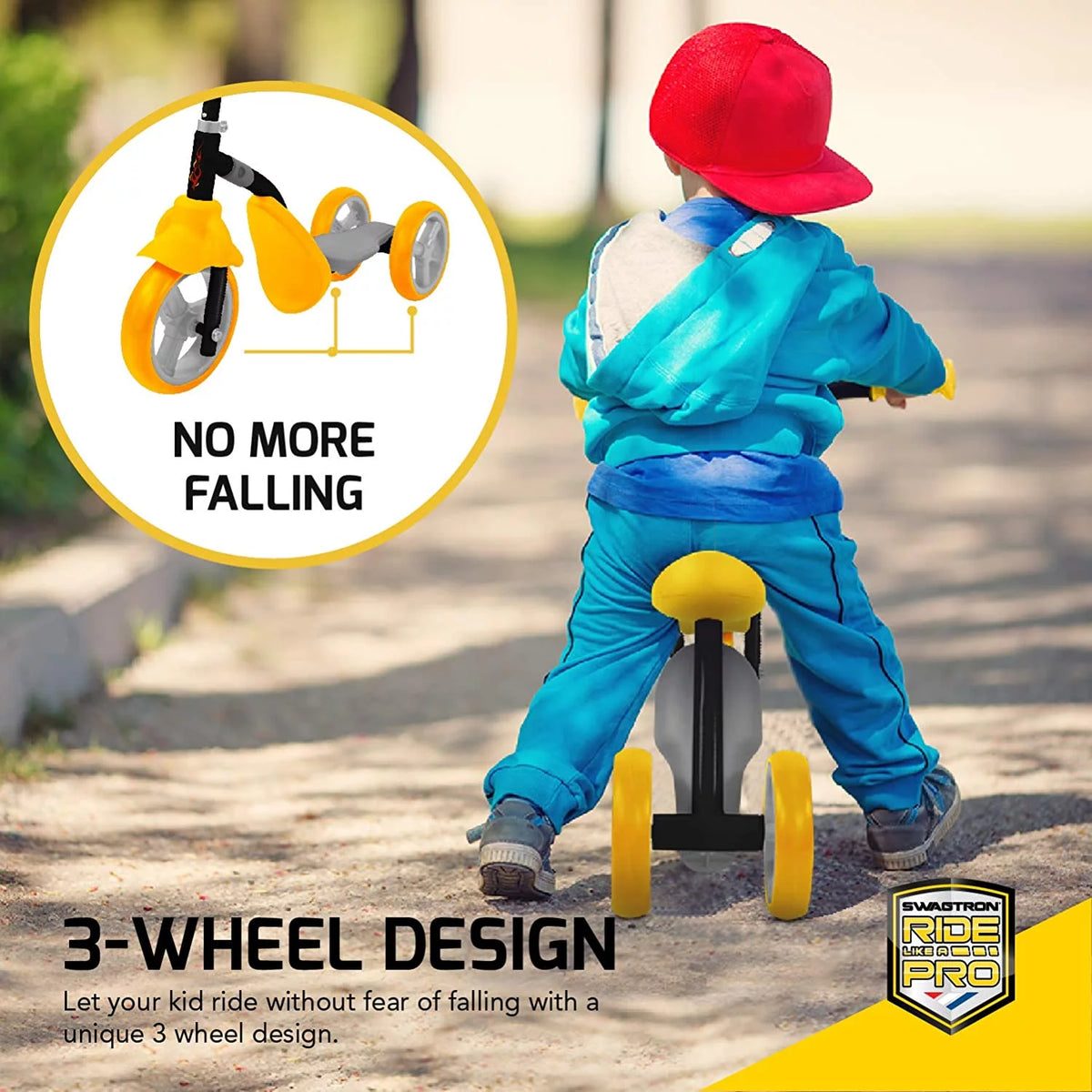 3 Wheel Scooter & Balance Trike 2-in-1 Adjustable S994628