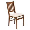 Folding Chair with Blush Upholstery 2-Pack U57953