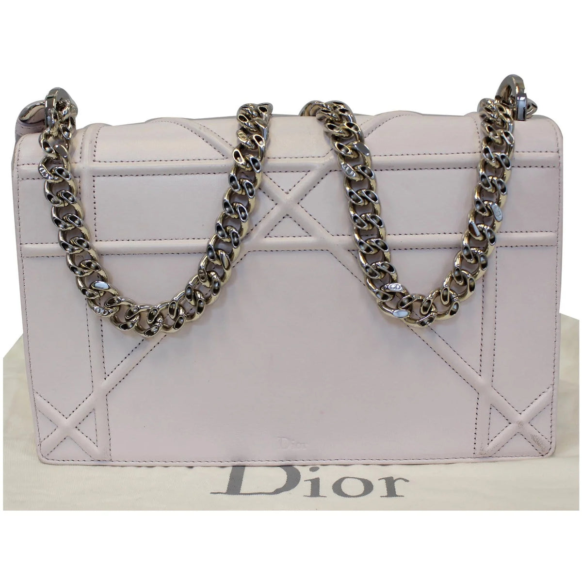 Pre-owned White Leather Medium Shoulder Bag E474612