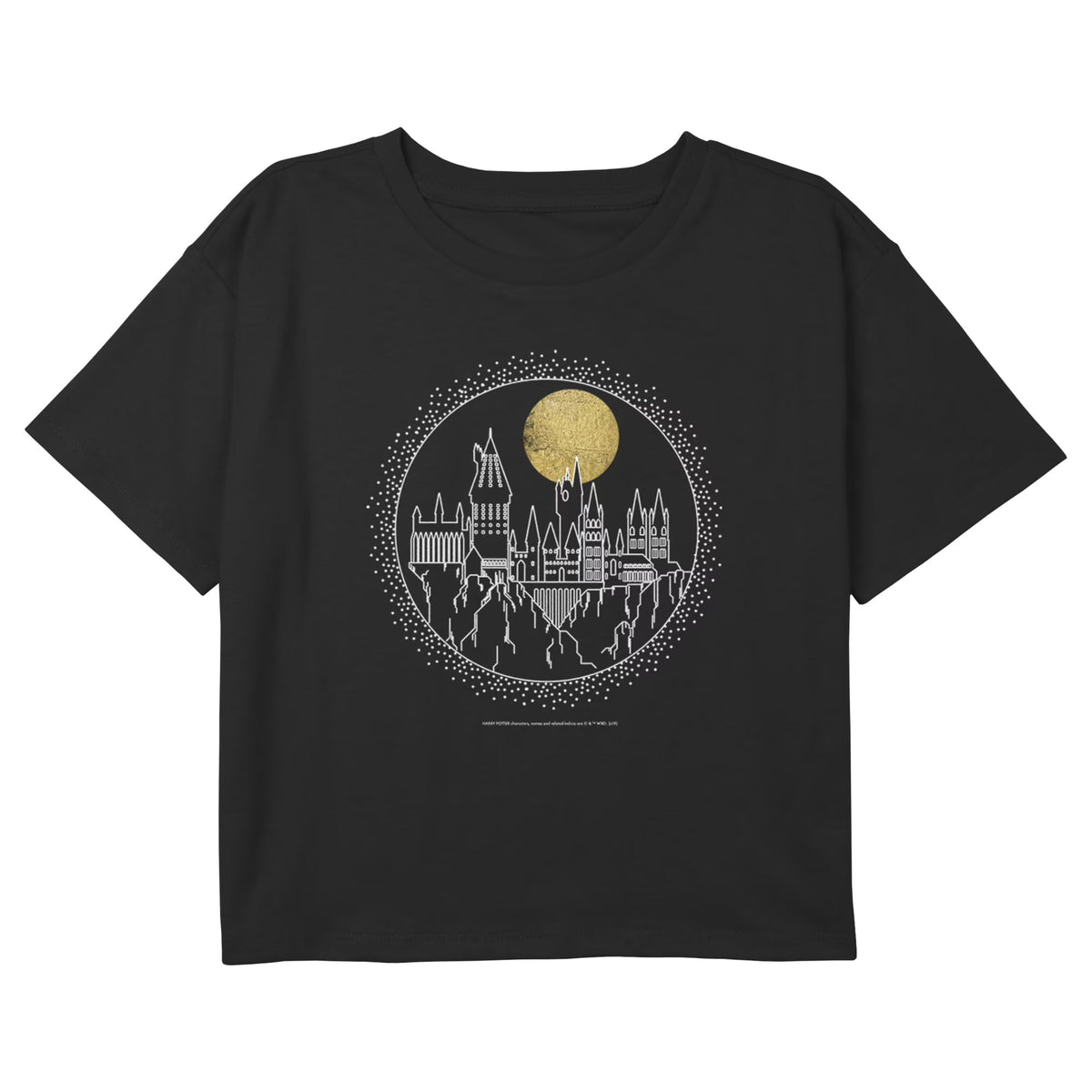 Black Graphic Tee W269