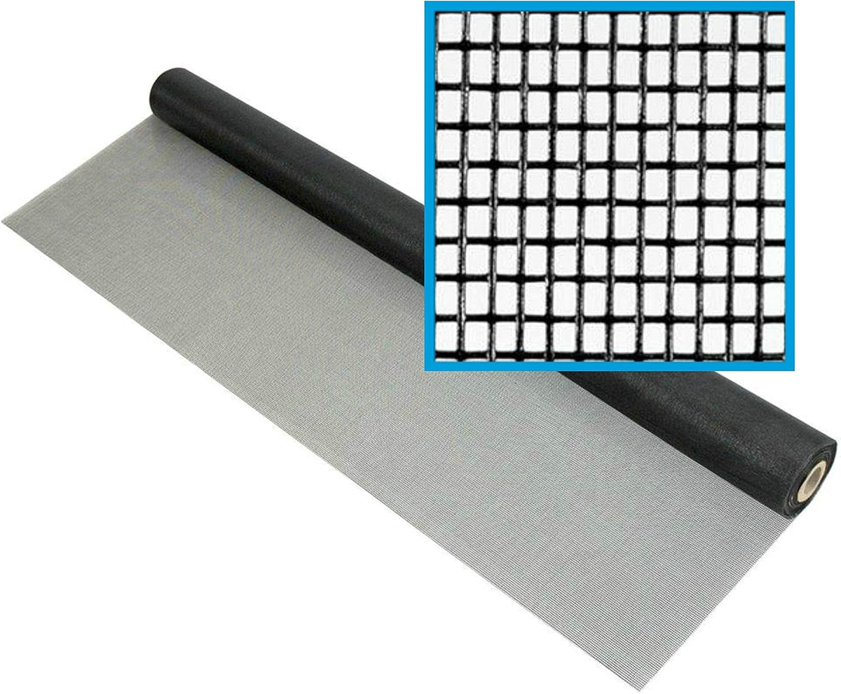 Fiberglass Screen Roll Charcoal 36 inch x 100 feet Pack of 2 U650
