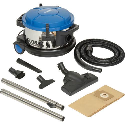 HEPA Canister Vacuum - Stainless Steel - 4 Gallon Q685832