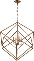Steel Cage Large Lantern Chandelier Pendant Ceiling Light Fixture S301