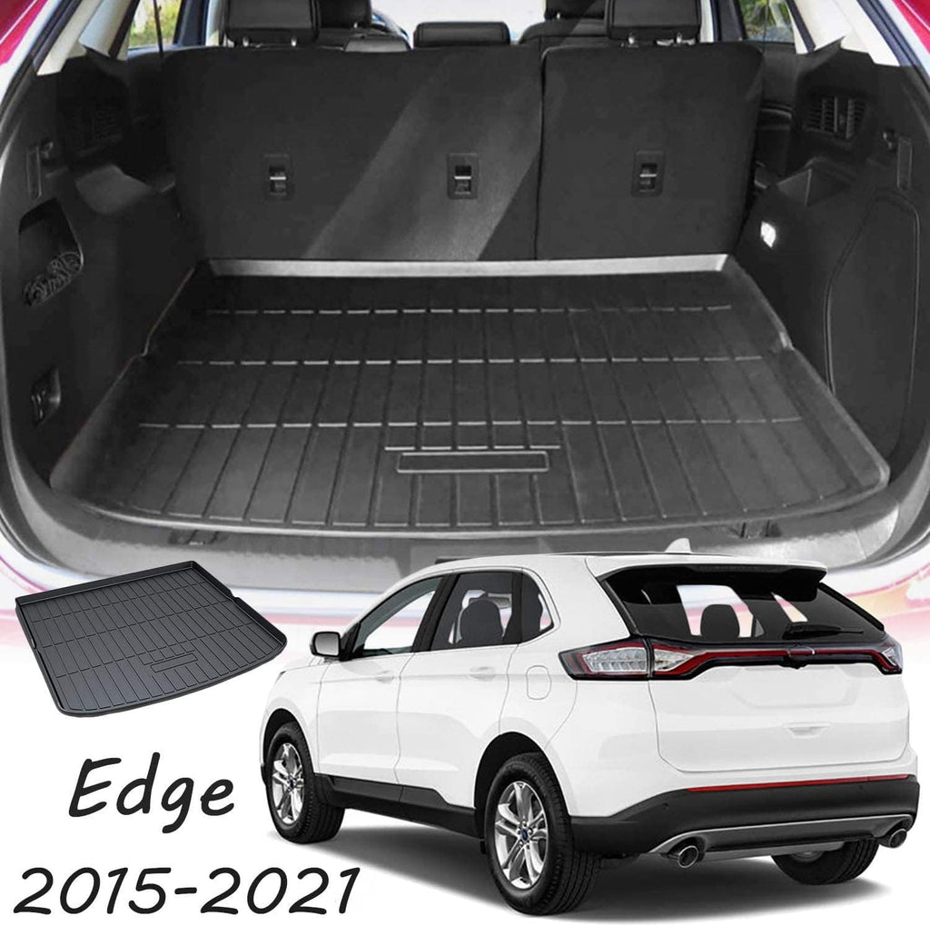 Cargo Liner Trunk Mat Cargo Tray Black Pack of 2 H93719