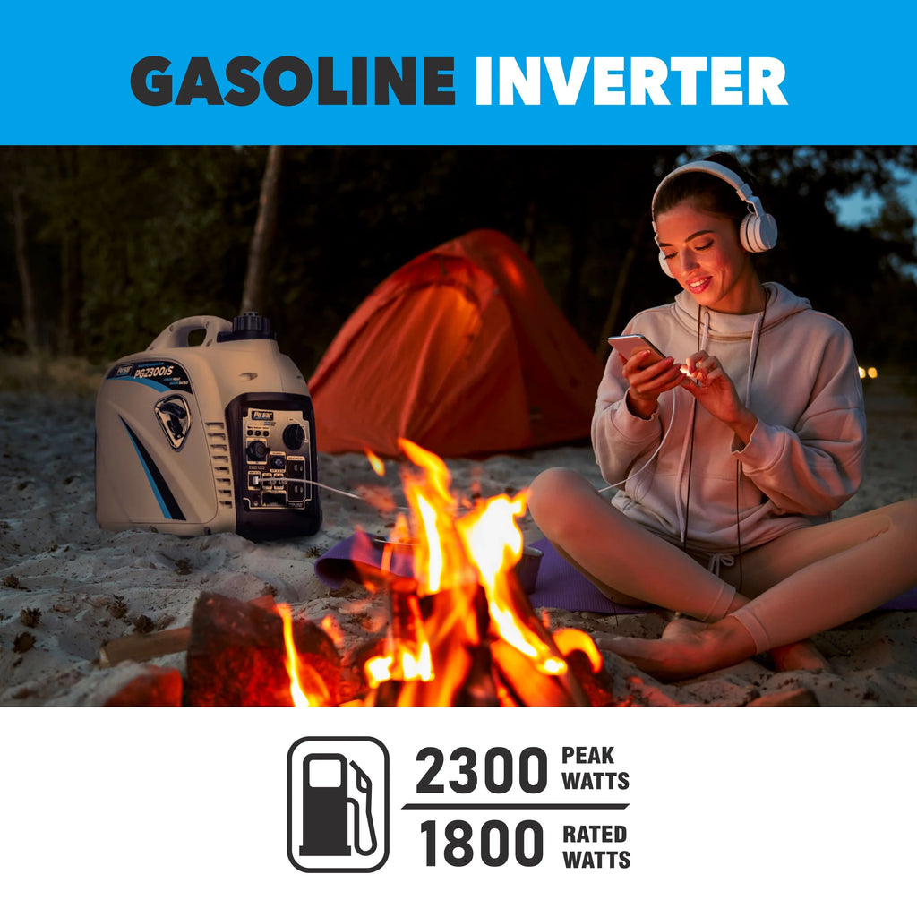 2300-Watt Super Quiet Gas Powered Inverter Generator with USB X221953