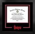11 x 8.5 in. Black Frame Diploma V612