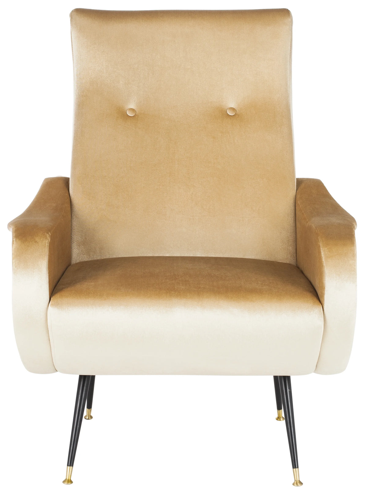 Camel Velvet Accent Chair T970303