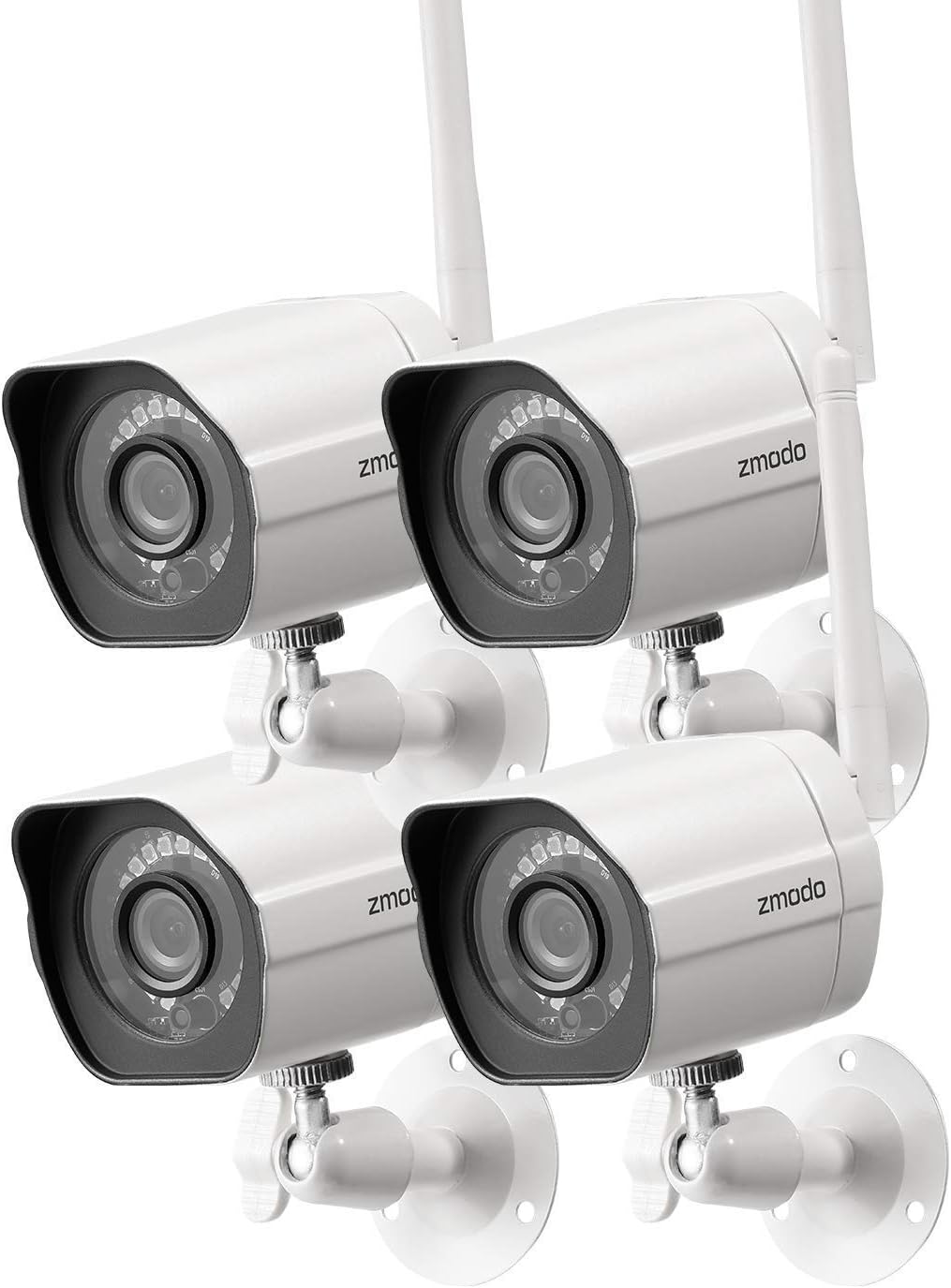 1080p Full HD Wireless Security Camera System 4 Pack E59775