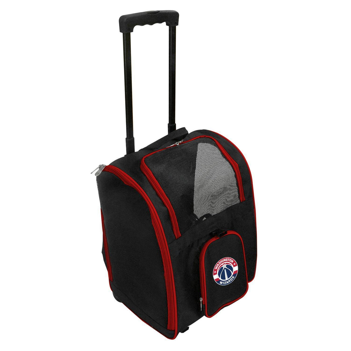 Red Pet Carrier with Wheels Y44251