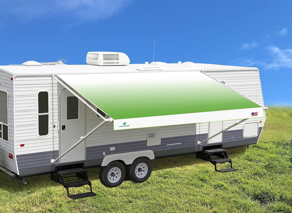 Green Fade RV Awning Fabric Replacement 19'3'' F705