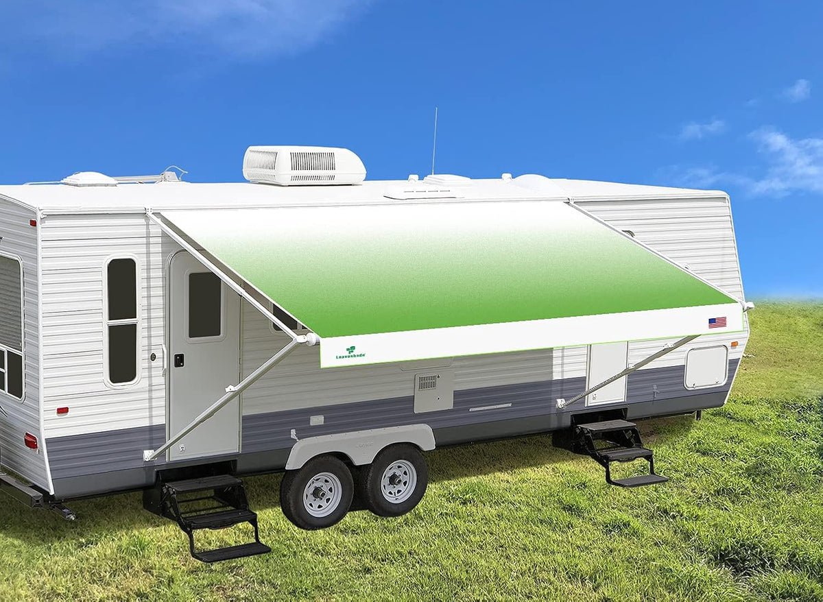 Green Fade RV Awning Fabric Replacement 19'3'' F705