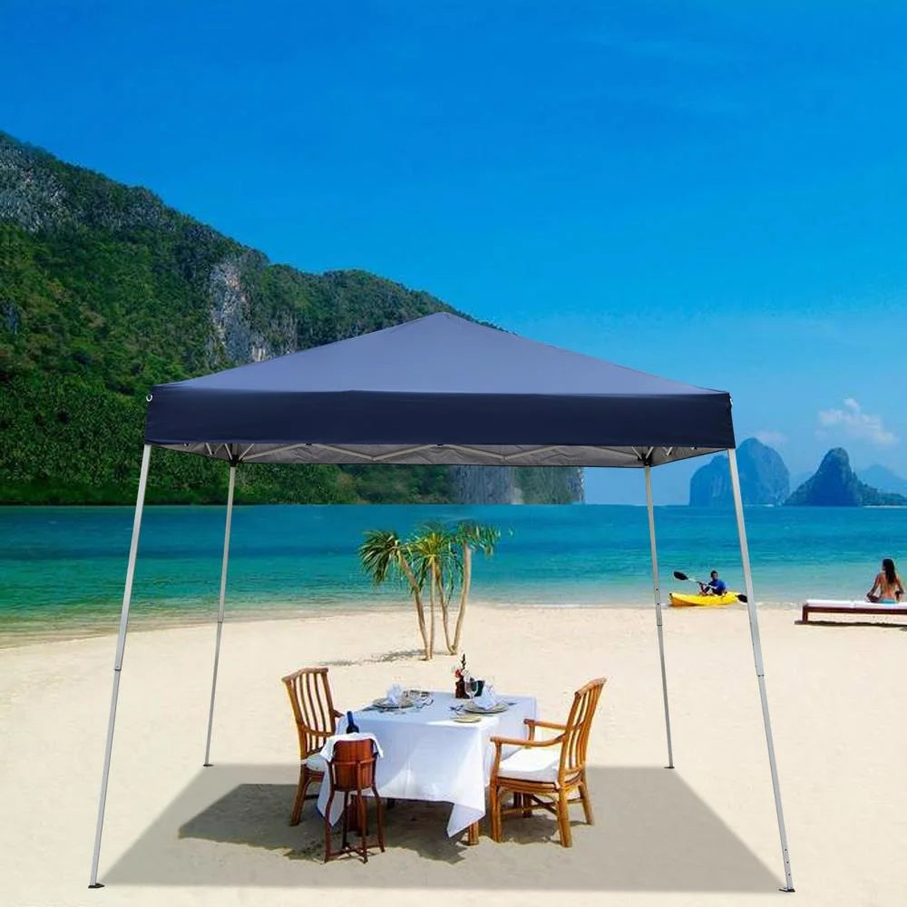 10ft x 10ft Pop Up Gazebo Canopy Tent Blue M160