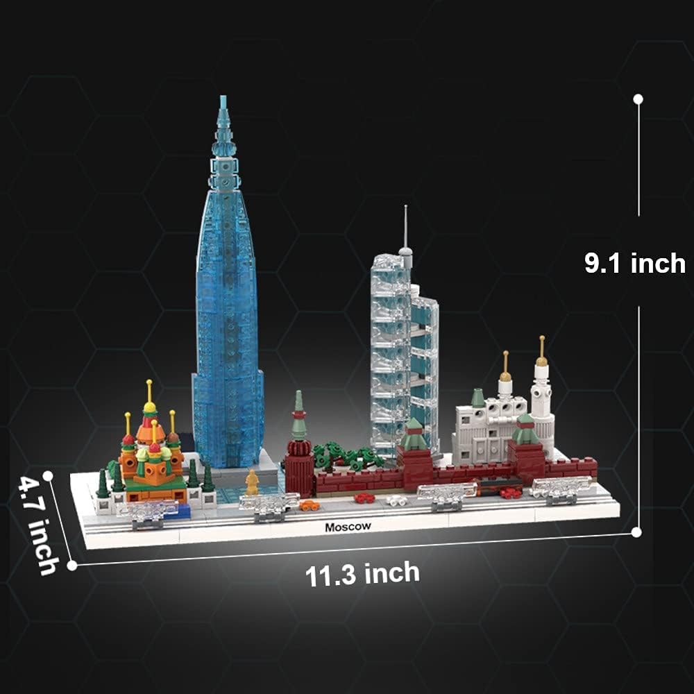 Building Blocks Set and Skyline City Architecture Building Bricks Set Z958049