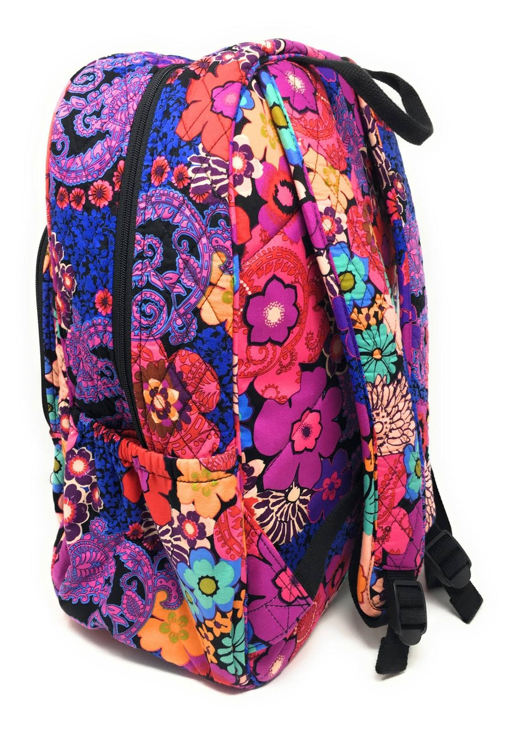 Floral Fiesta Backpack with Black Interior M239