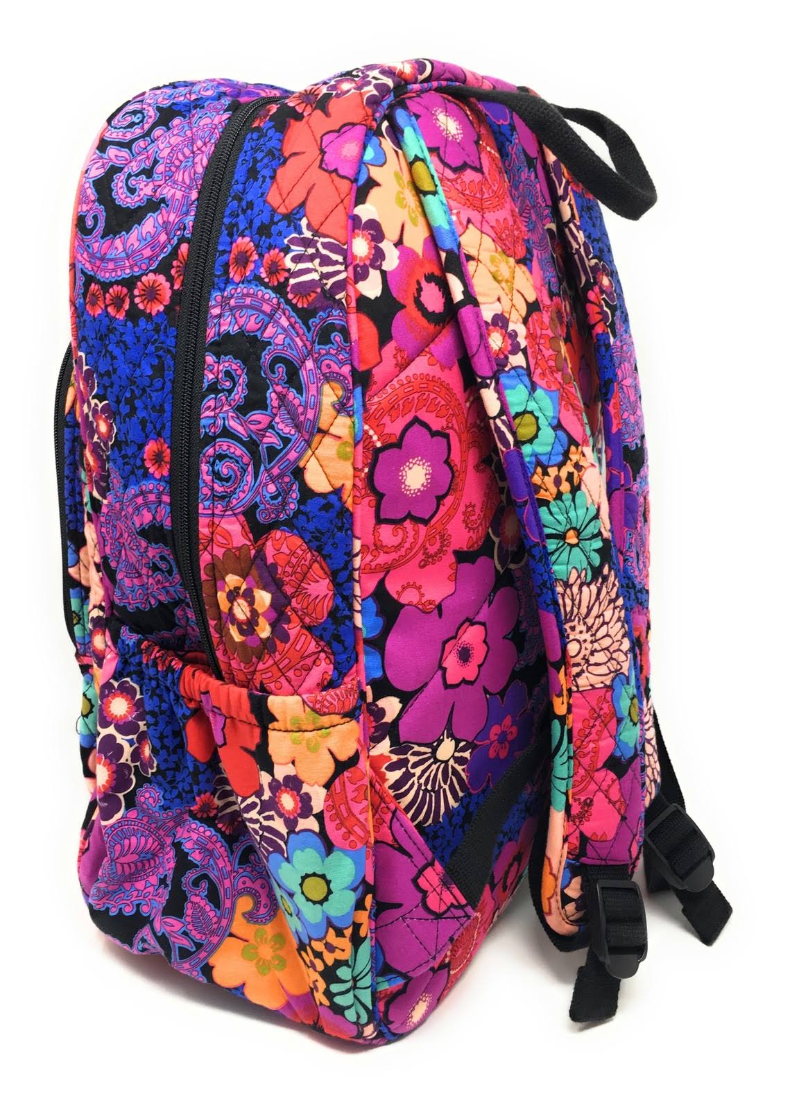 Floral Fiesta Backpack with Black Interior M239