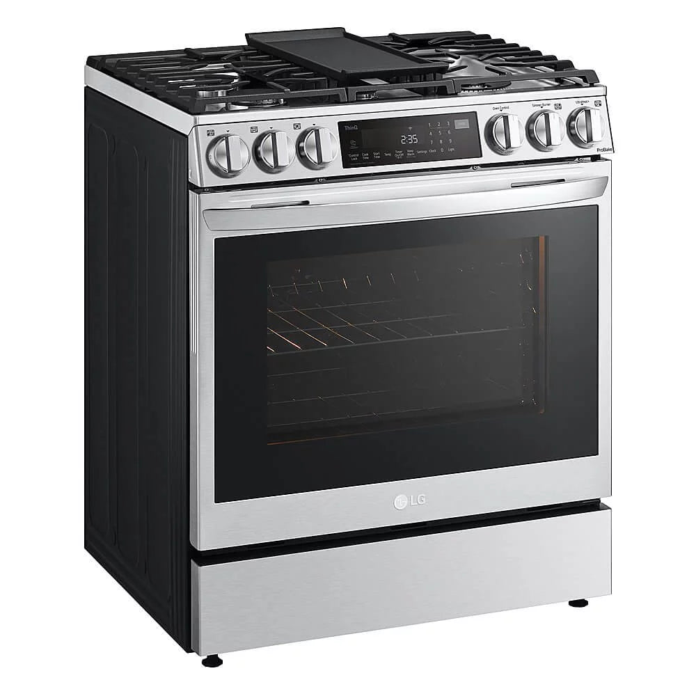 30" Wide 6.3 Cu. Ft. Slide In Dual Fuel Range - Stainless Steel X939519