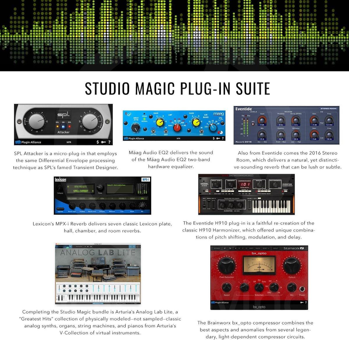 2x2 USB Recording System with Multimedia Reference Monitors and Microphone O2763