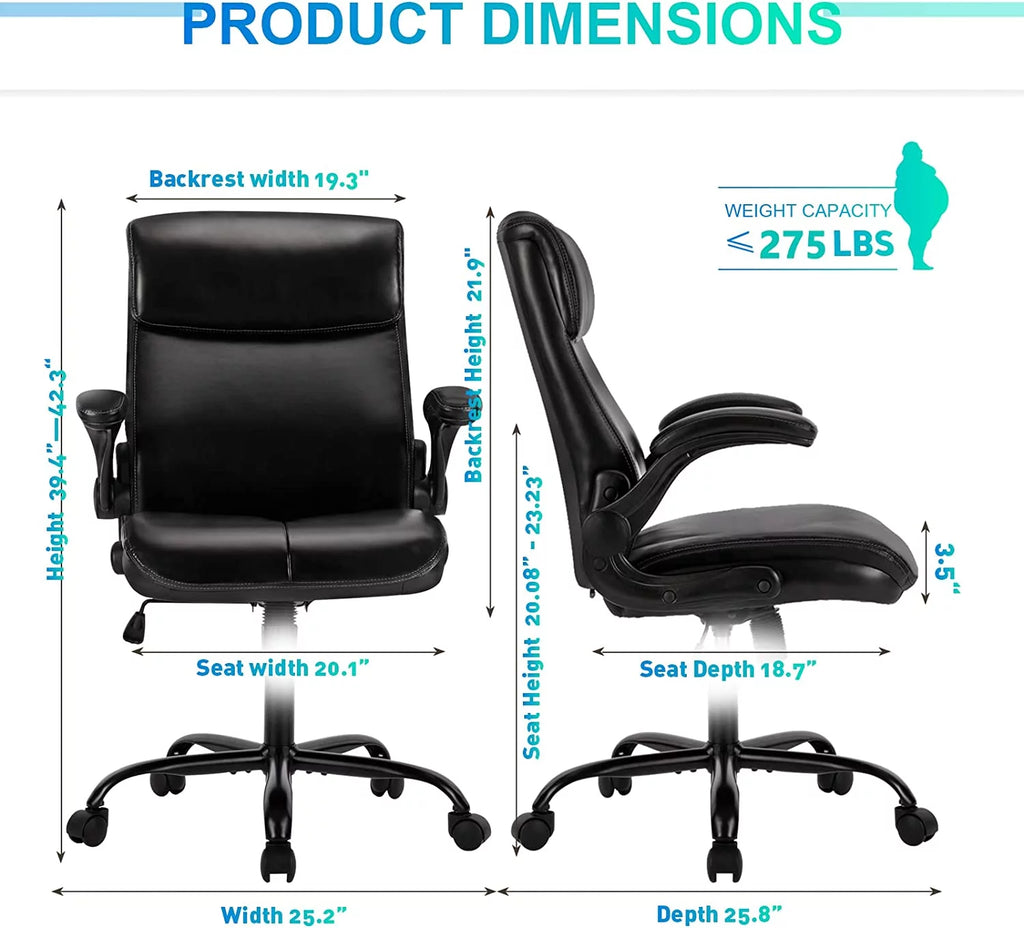 Ergonomic Leather Office Chair R7733