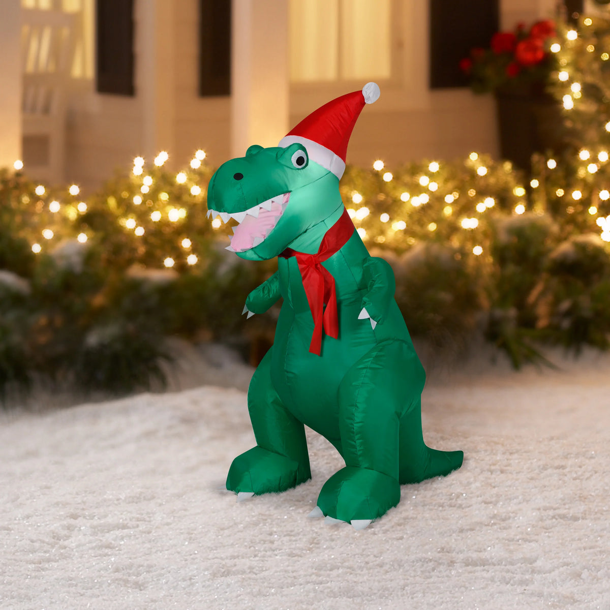Green Inflatable T Rex Y8183