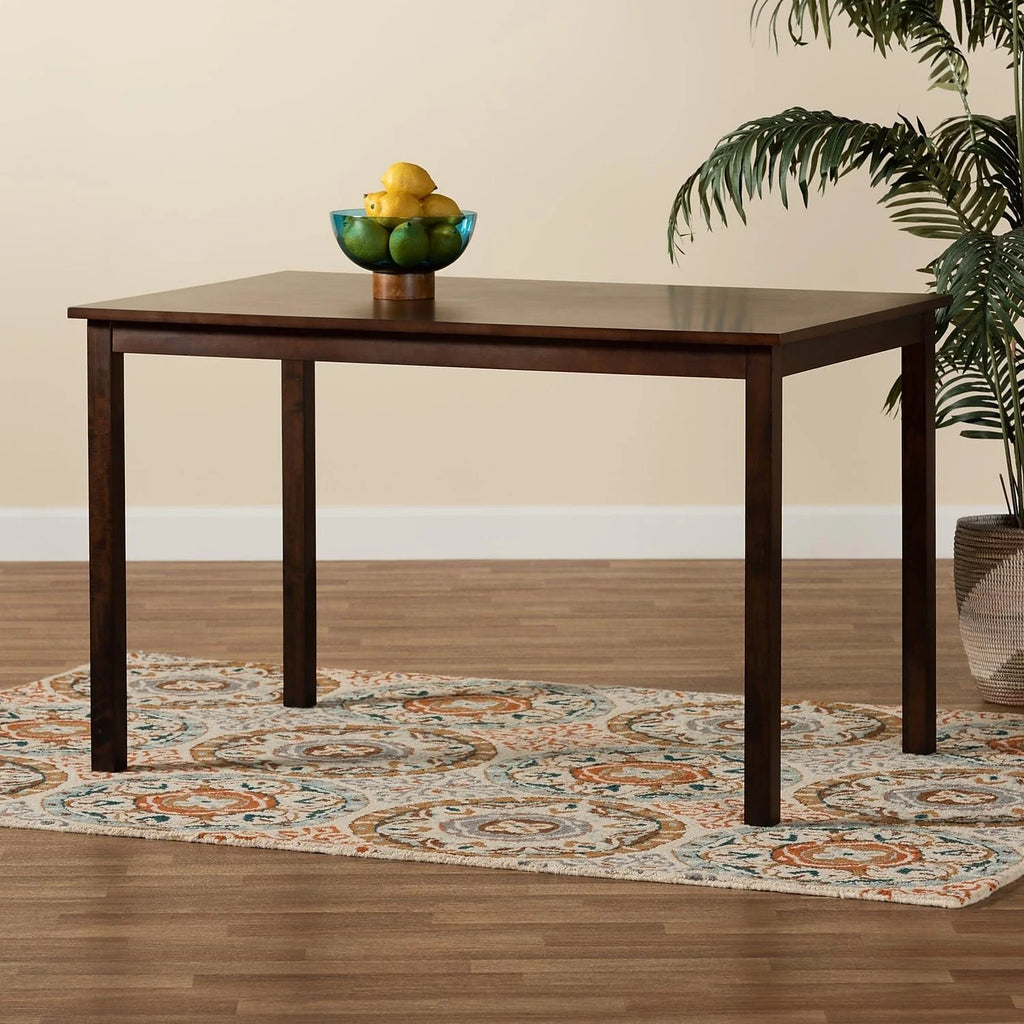 Dark Brown Dining Table Y244041