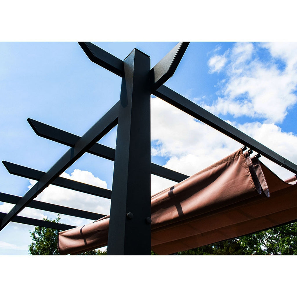 Sand 9 x 9 Feet Pergola Canopy Fabric Replacement A405655