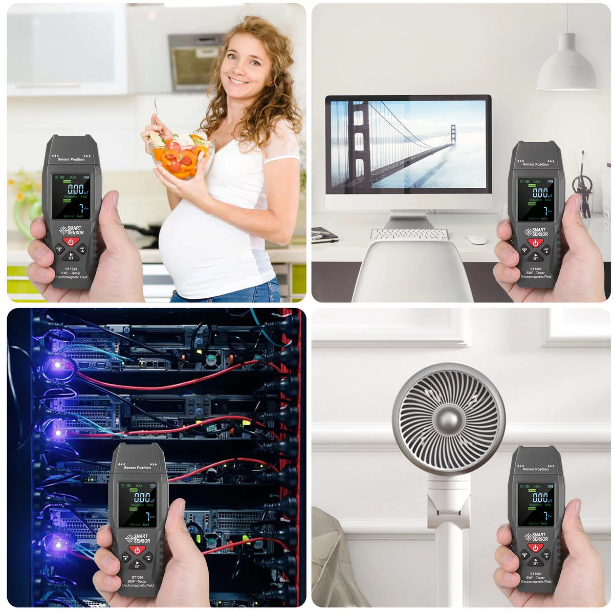 Digital LCD Handheld EMF Detector E5414