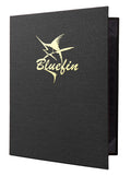 Casebound Menu 4¼ x 14 Black Q104