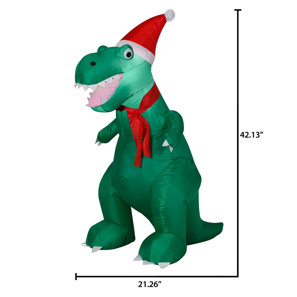 Green Inflatable T Rex Y8183