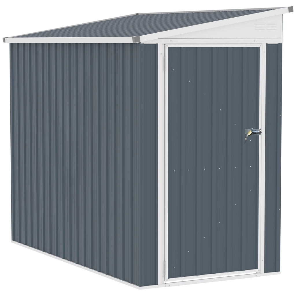 Metal Outdoor Storage Shed with Lockable Door O989