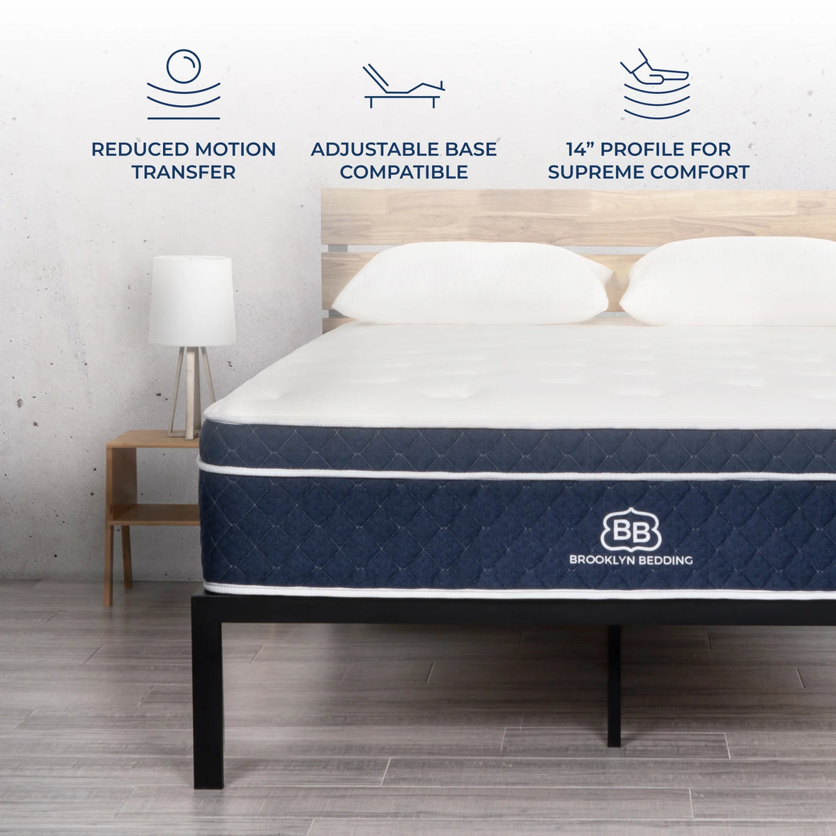 14 Plush Hybrid Mattress with Cooling Cover, Queen M8104