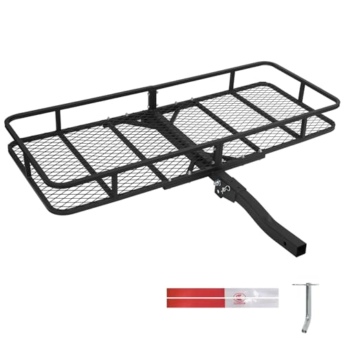 60"x24"x6" Folding Cargo Carrier Hitch Mount N636334