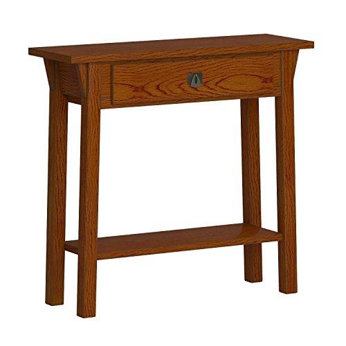 Medium Oak Wood Console Table D551460