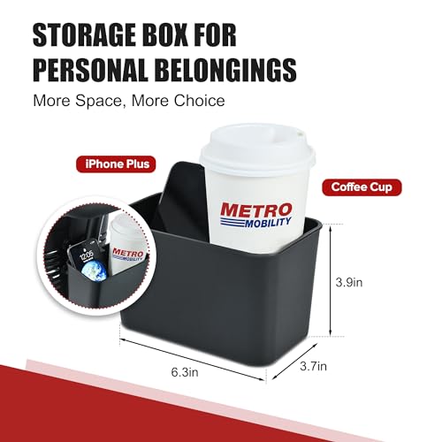 Red Folding 4 Wheel Electric Mobility Scooter with Storage Box U374