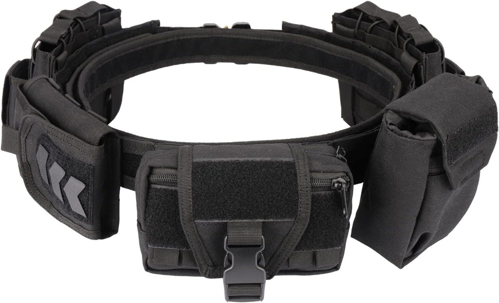 7 in 1 Tactical Modular Duty Belt Set with Pouches V863