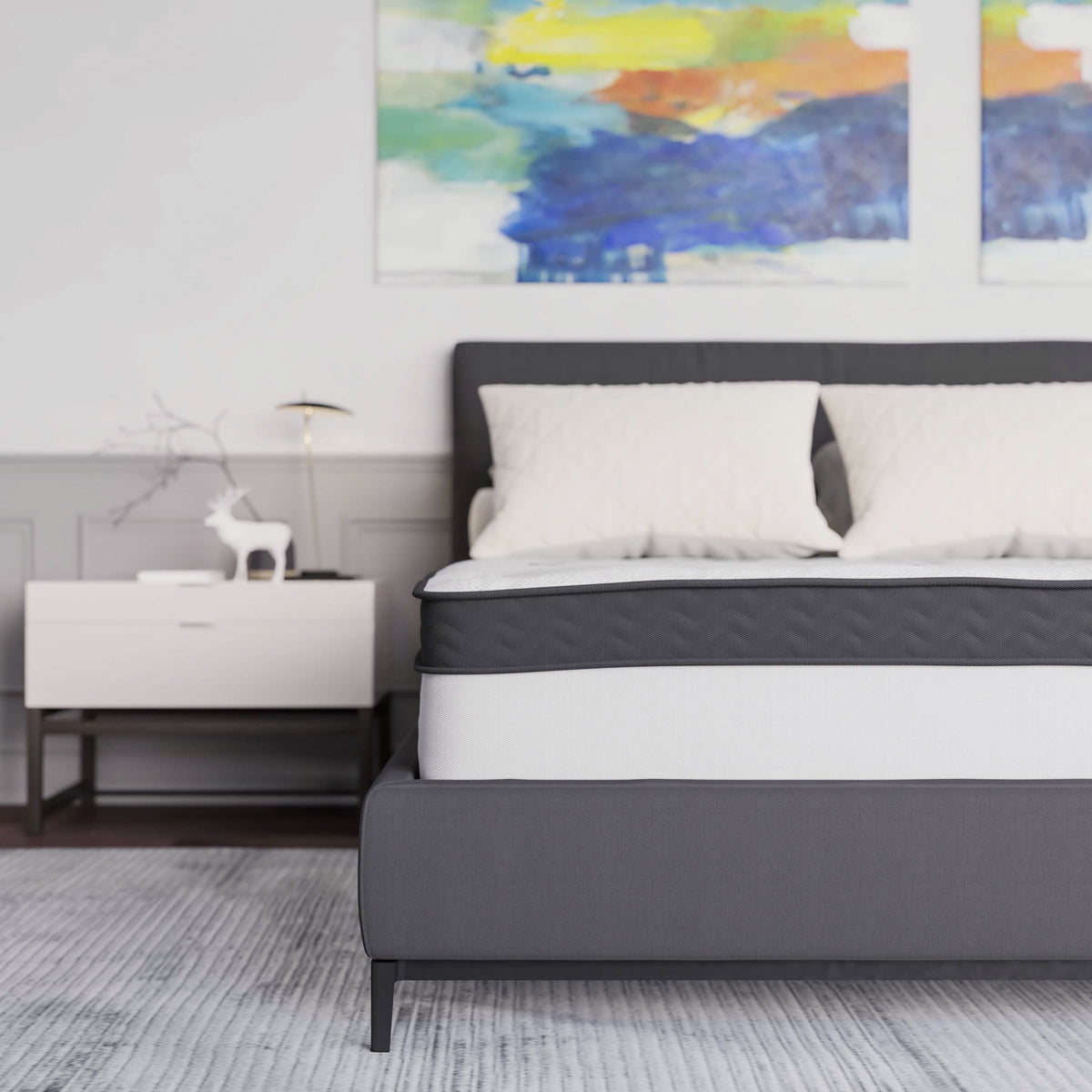12 Inch CertiPUR-US Certified Hybrid Pocket Spring Mattress F58868