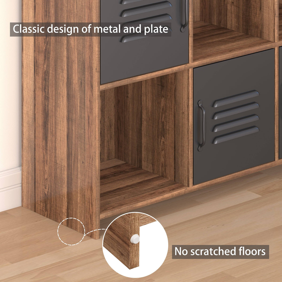 Modern Cube Bookcase with Shelf Q939944