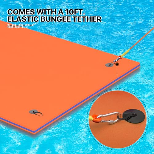 12 ft 3 Layer Tear Resistant XPE Foam Floating Water Mat B204975