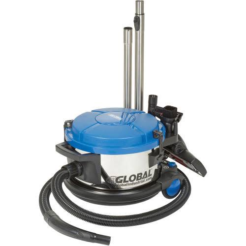 HEPA Canister Vacuum - Stainless Steel - 4 Gallon Q685832