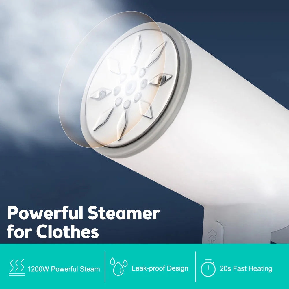 Foldable Handheld Fabric Steamer 1200W 200ml N576438