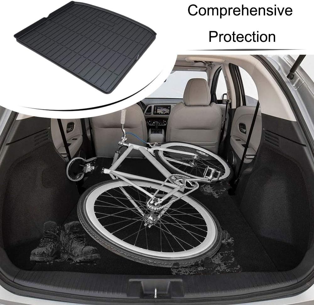 Cargo Liner Trunk Mat Cargo Tray Black Pack of 2 H93719