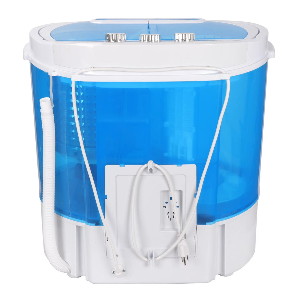 Portable Mini Twin Tub Washing Machine 9.9lbs Capacity X882118