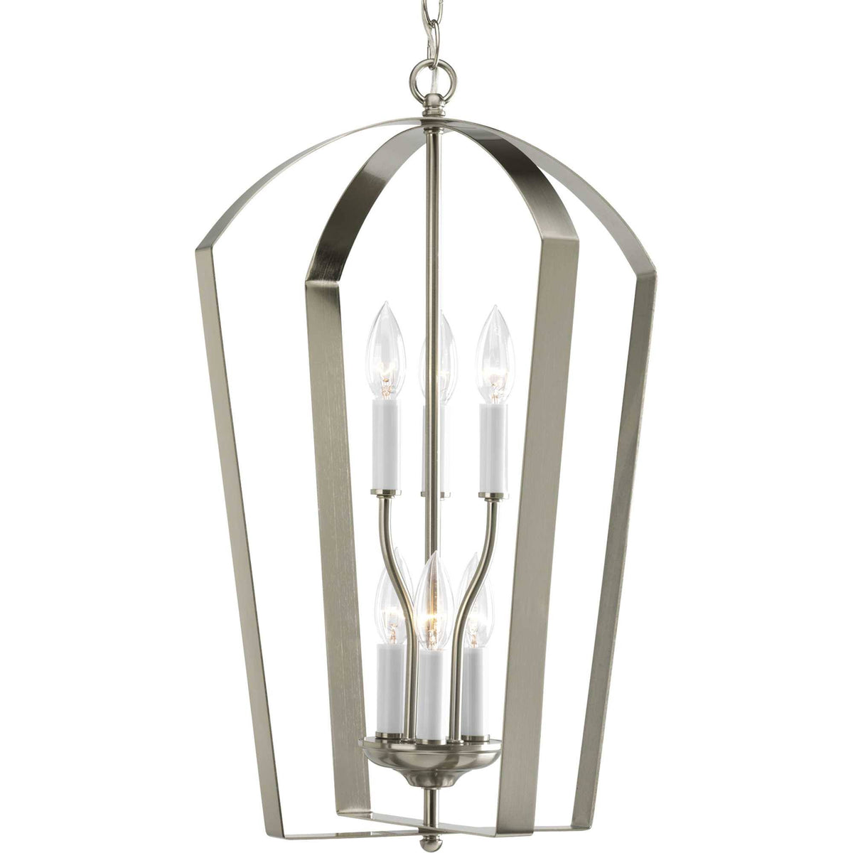 Brushed Nickel Foyer Light B1706