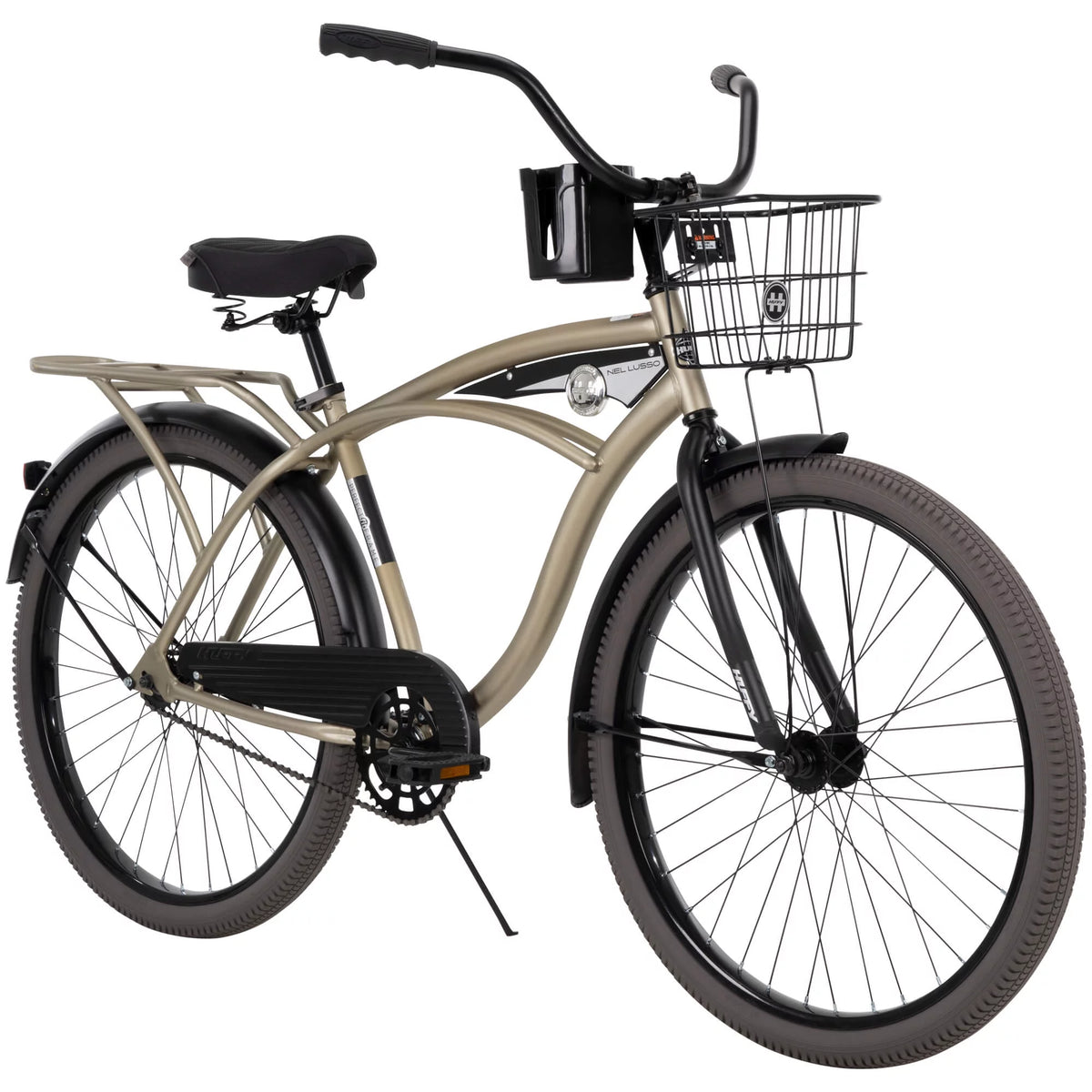 26 Inch Matte Black Cruiser Bike F810962