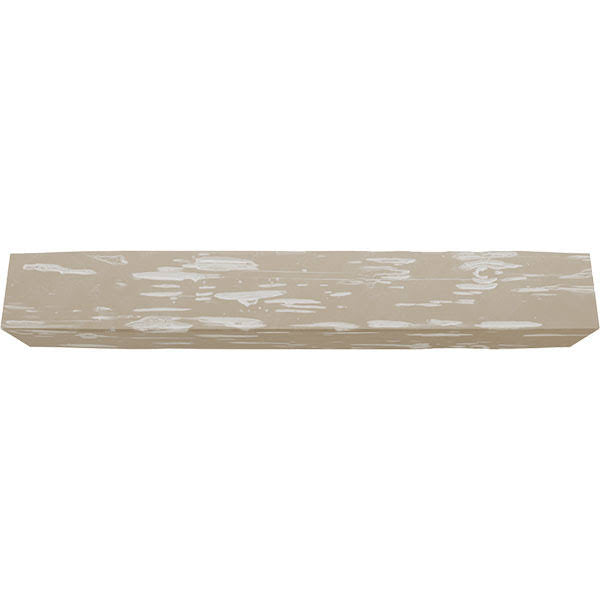 White Washed Faux Wood Fireplace Mantel H4509
