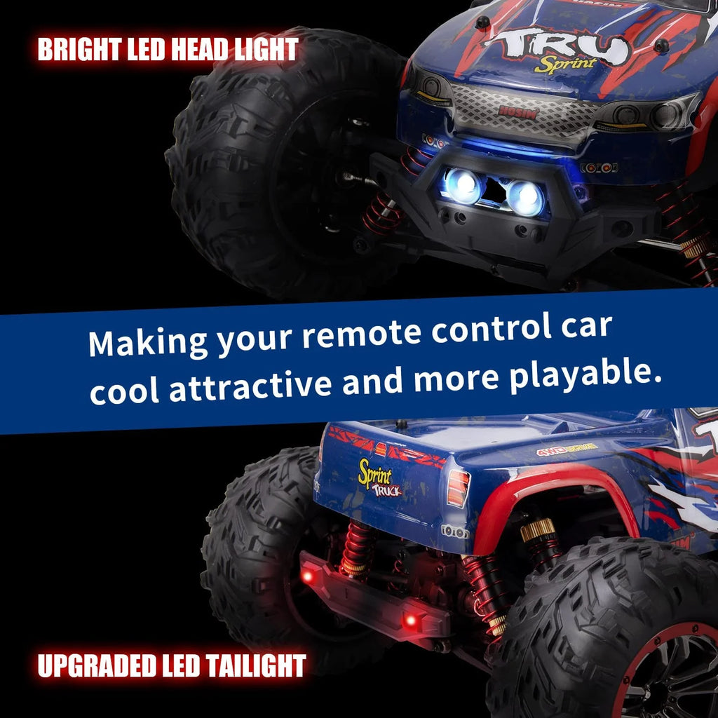 1:10 4WD RC Monster Truck, 48+ KMH, 2 Batteries G5757