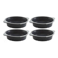 Black and Gray 4X Round Cake Pans O423168