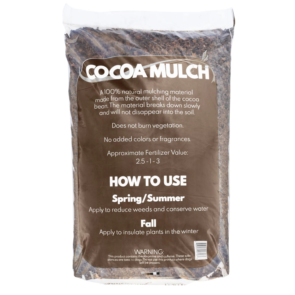 100% Natural Cocoa Bean Shell Mulch 2 CF Bag G9834