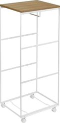 White Rolling Storage Cart V5595